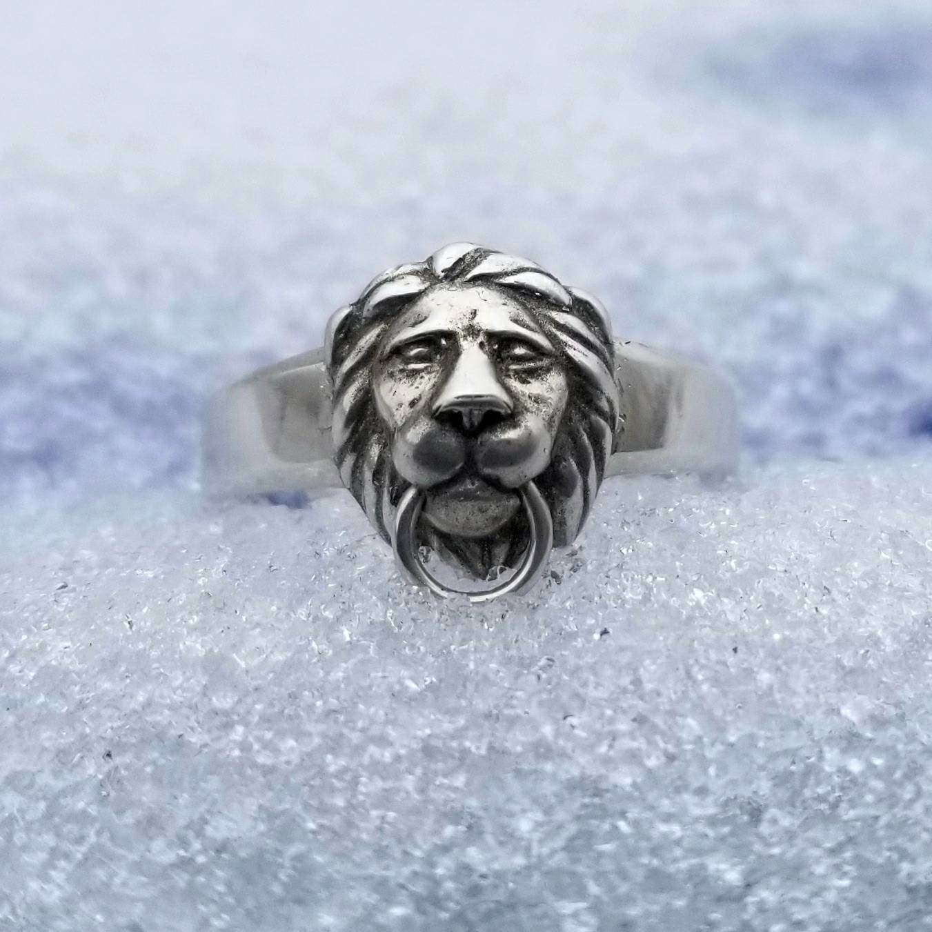 Lion Head knocker ring | BrassByrd.com