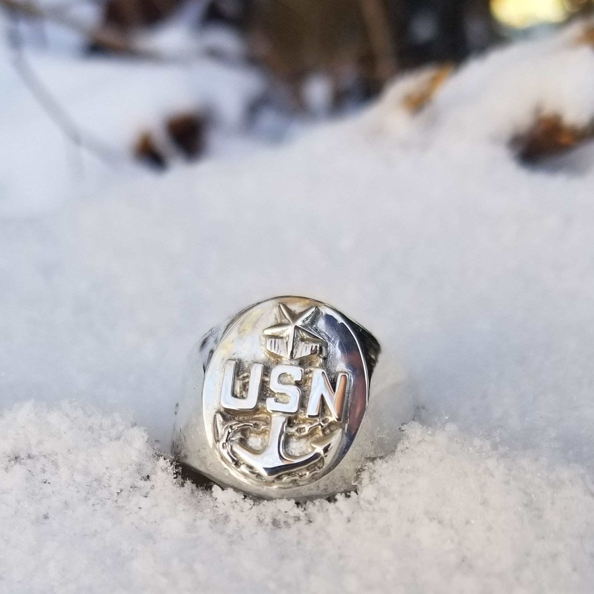 Us navy chief on sale ring